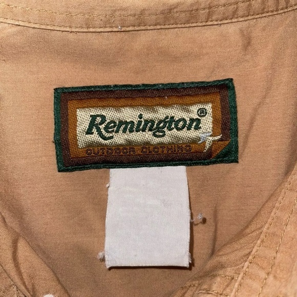 Remington Outdoor Clothing Mens Long Sleeve Button Down Sz XXL Vintage - Picture 5 of 5